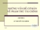 Bài giảng Lý thuyết tài chính tiền tệ: Chương 1