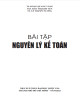 Ebook Bài tập Nguyên lý kế toán: Phần 1