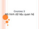 Bài giảng môn học Cơ sở dữ liệu - Chương 3: Mô hình dữ liệu quan hệ