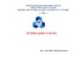 Bài giảng Kỹ năng quản lý dự án - Nguyễn Thị Lệ Giang