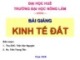 Bài giảng Kinh tế đất - ThS. Trần văn Nguyện, KS. Trần Trọng Tấn